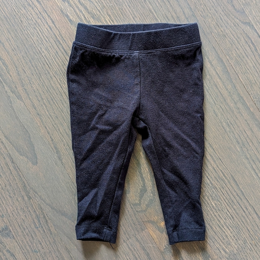 Primary Baby Girls Leggings - 3-6 Months, Black